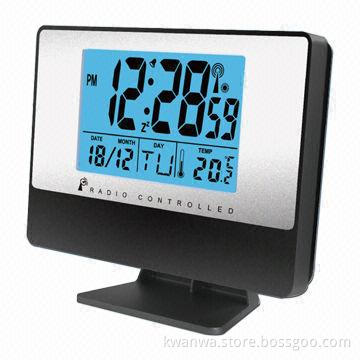 LCD Clock with Daily Alarm and Temperature Display